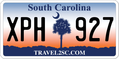 SC license plate XPH927