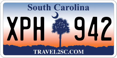 SC license plate XPH942
