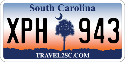 SC license plate XPH943