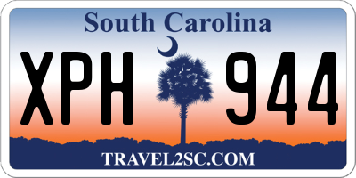 SC license plate XPH944
