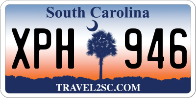 SC license plate XPH946
