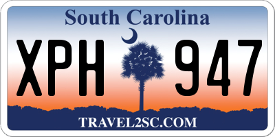 SC license plate XPH947
