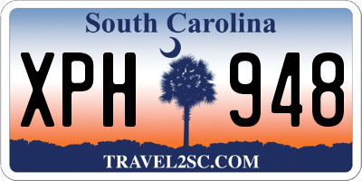 SC license plate XPH948