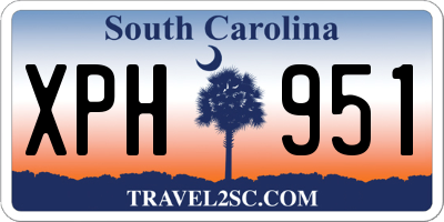 SC license plate XPH951