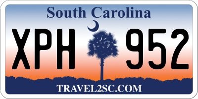SC license plate XPH952