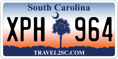 SC license plate XPH964