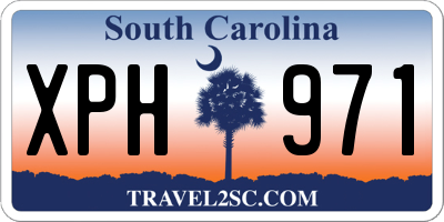 SC license plate XPH971