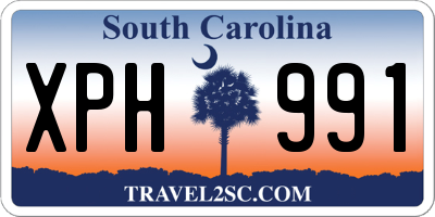SC license plate XPH991