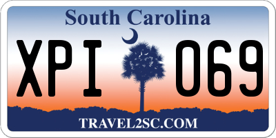 SC license plate XPI069