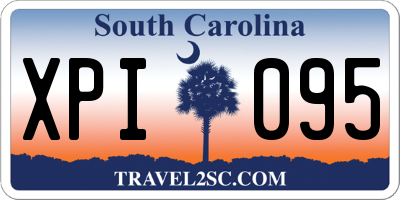 SC license plate XPI095