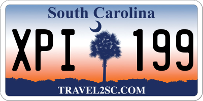 SC license plate XPI199