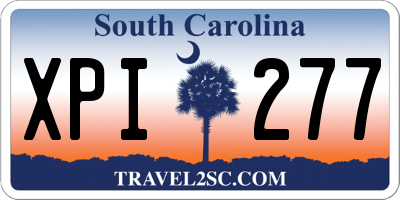 SC license plate XPI277