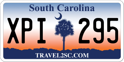 SC license plate XPI295