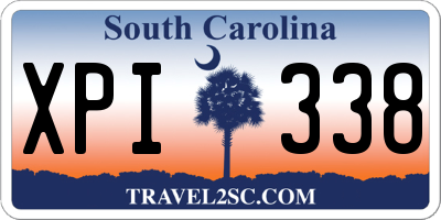 SC license plate XPI338