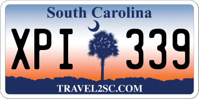 SC license plate XPI339