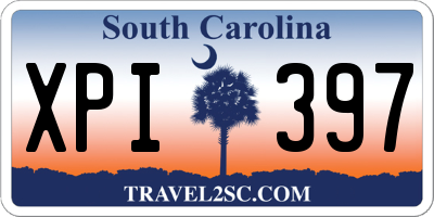 SC license plate XPI397