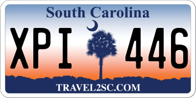 SC license plate XPI446