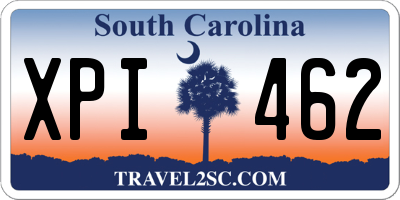 SC license plate XPI462