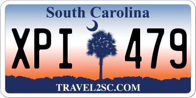 SC license plate XPI479