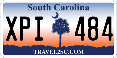 SC license plate XPI484