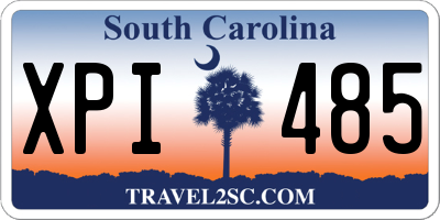 SC license plate XPI485