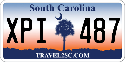 SC license plate XPI487
