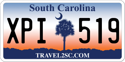 SC license plate XPI519