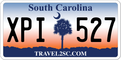 SC license plate XPI527