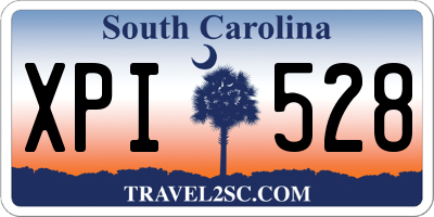 SC license plate XPI528