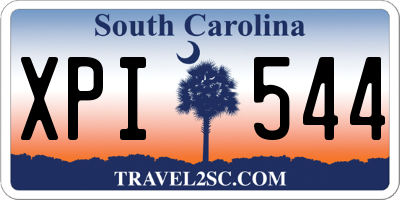 SC license plate XPI544