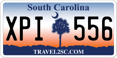 SC license plate XPI556