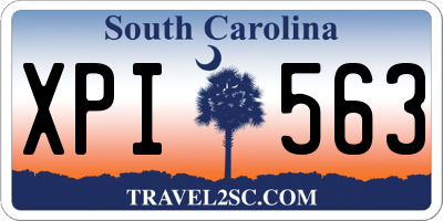 SC license plate XPI563