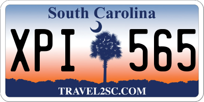 SC license plate XPI565