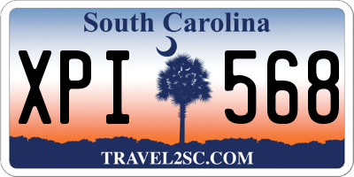SC license plate XPI568