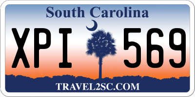 SC license plate XPI569