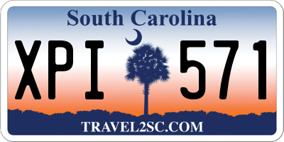 SC license plate XPI571