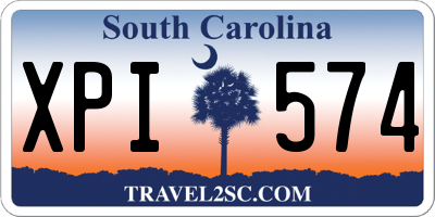 SC license plate XPI574