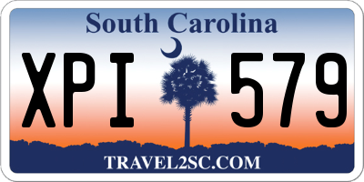 SC license plate XPI579
