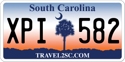 SC license plate XPI582
