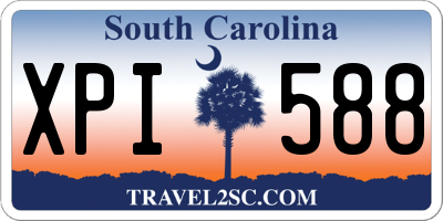 SC license plate XPI588