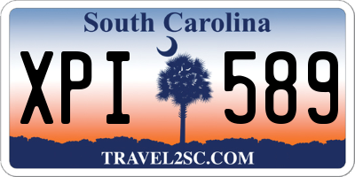 SC license plate XPI589