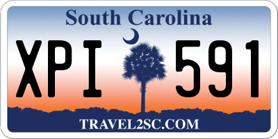SC license plate XPI591