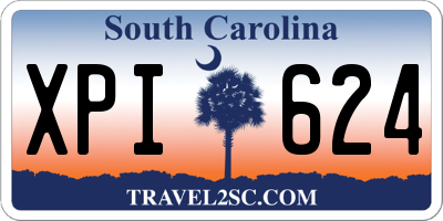 SC license plate XPI624