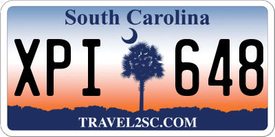 SC license plate XPI648
