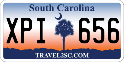 SC license plate XPI656