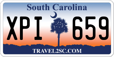 SC license plate XPI659