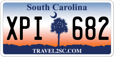 SC license plate XPI682