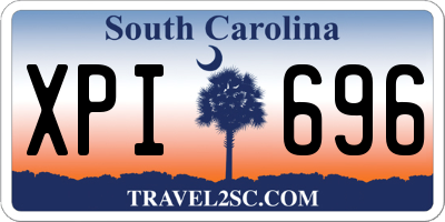 SC license plate XPI696