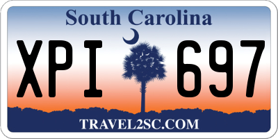 SC license plate XPI697
