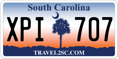 SC license plate XPI707
